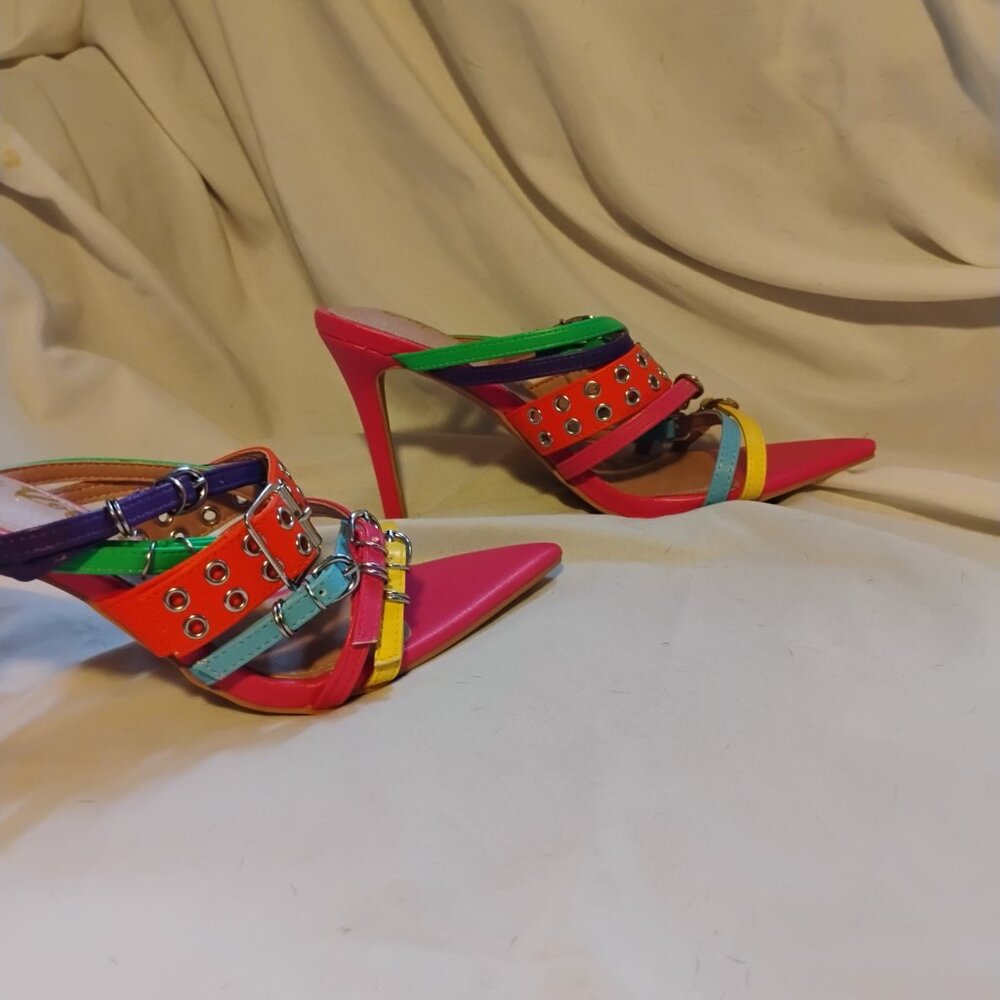 Cape Robbin Stiletto Heeled Mules – Chic Slip-On Style (Rasia-2) Size 8 - Picture 2 of 10